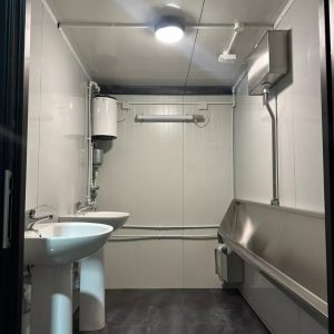 Triple Toilet Unit