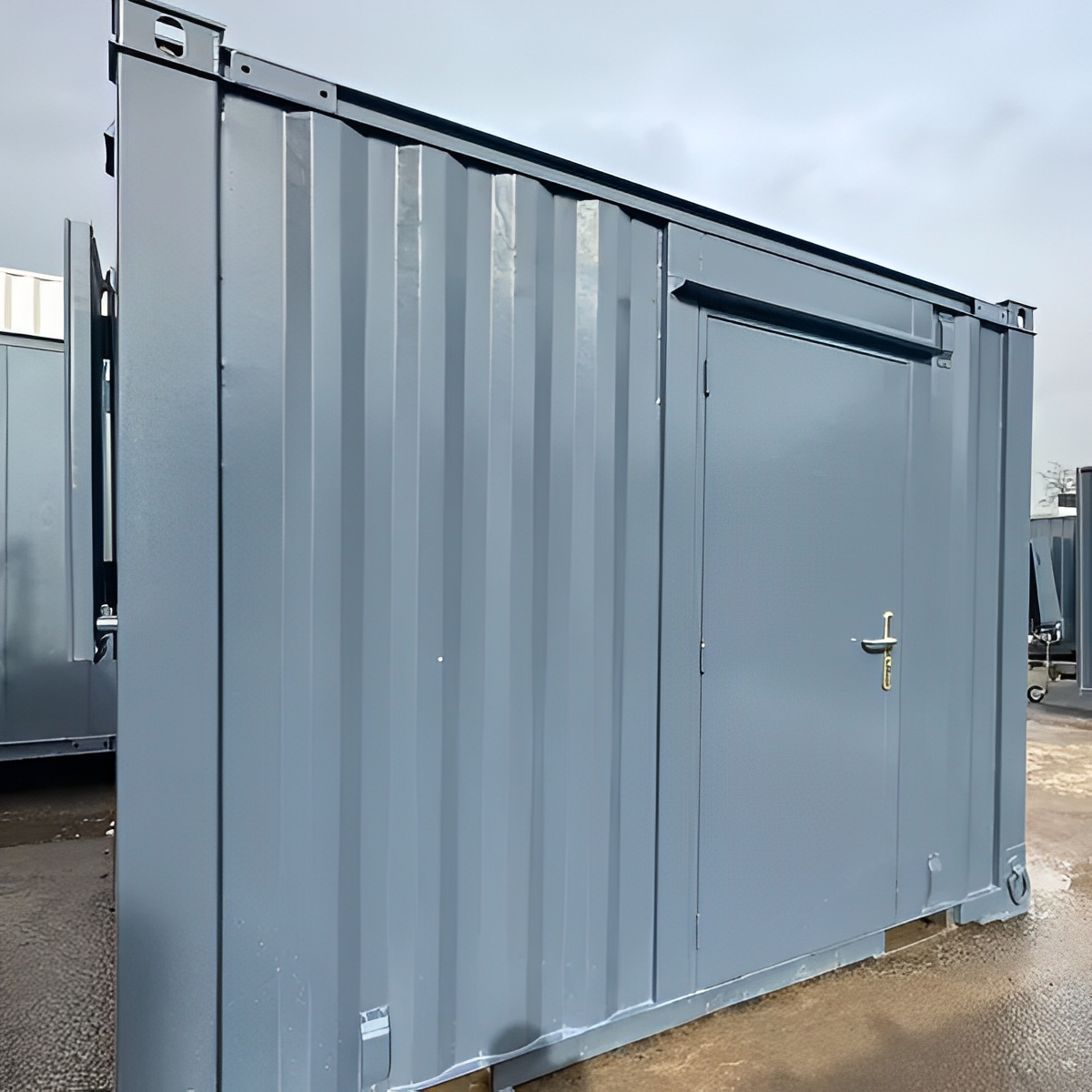 10ft-×-8ft-7 10ft × 8ft Shipping Container Office | Portable Anti-Vandal Building - Image 6