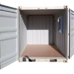 NEW-8ft-Small-Cubic-Shipping-Container6-150x150 5 8ft Cubic Shipping Container w/Door+Window 8’Lx6.7’Wx7.4’H - Image 6